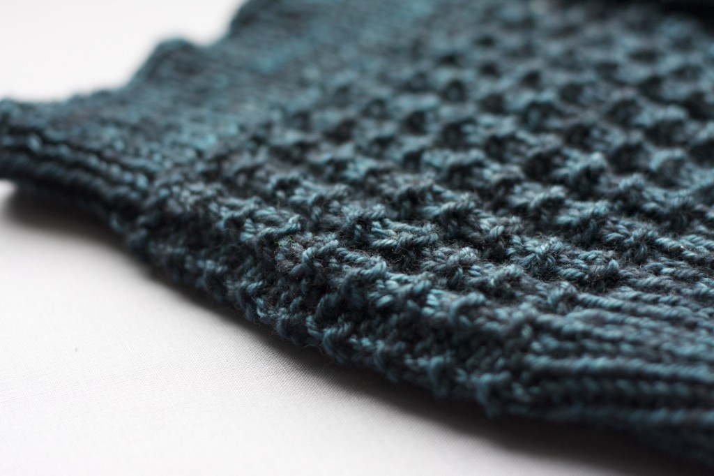 Thermis Cowl knit in 1 skein Tosh DK