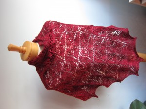 Rosebud Lace Shawl